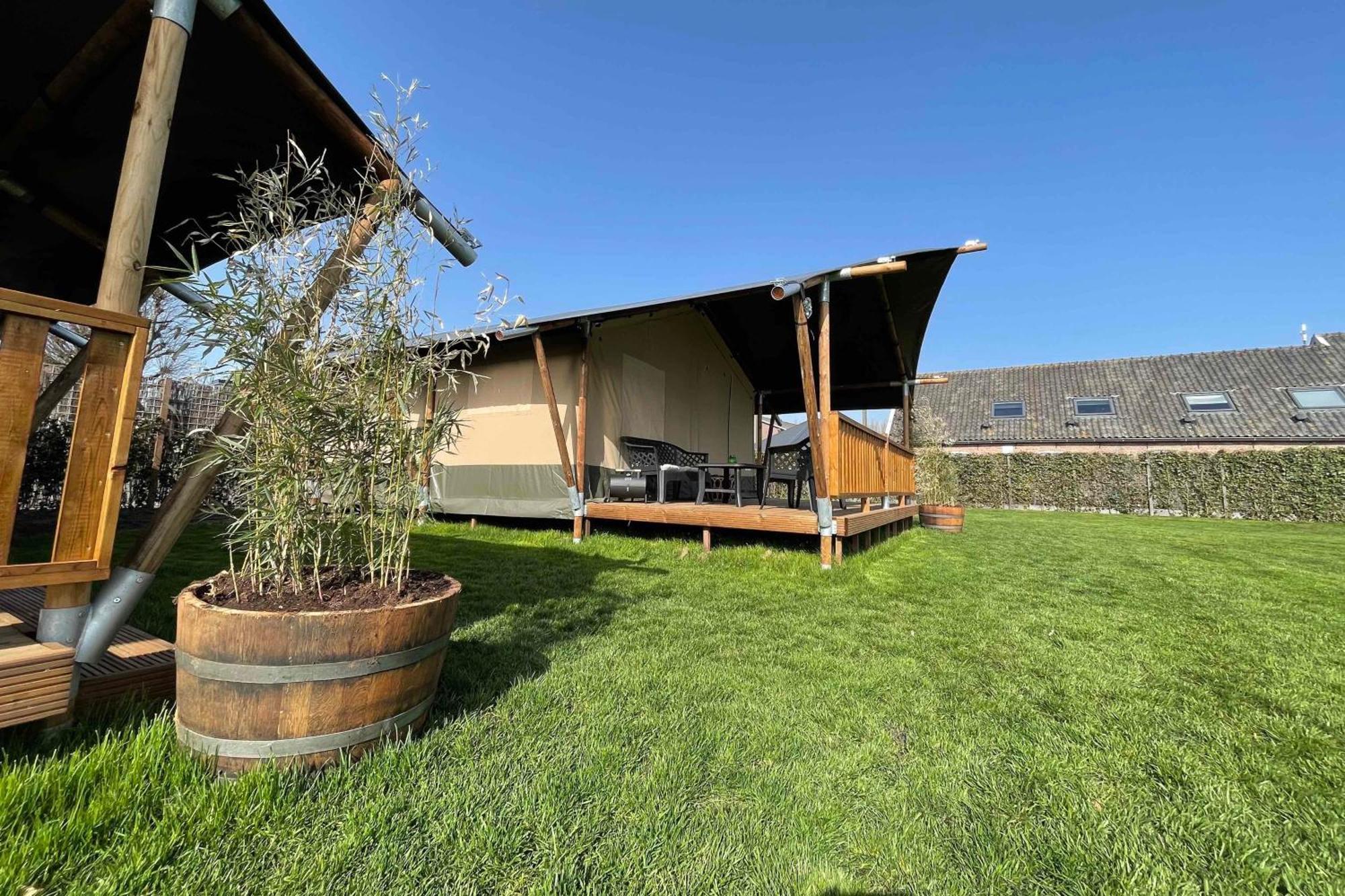 Glamping De Hof Van Eeden Warmond Exterior foto
